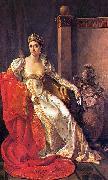 Marie-Guillemine Benoist Portrait of Elisa Bonaparte, Grand Duchess of Tuscany. oil
